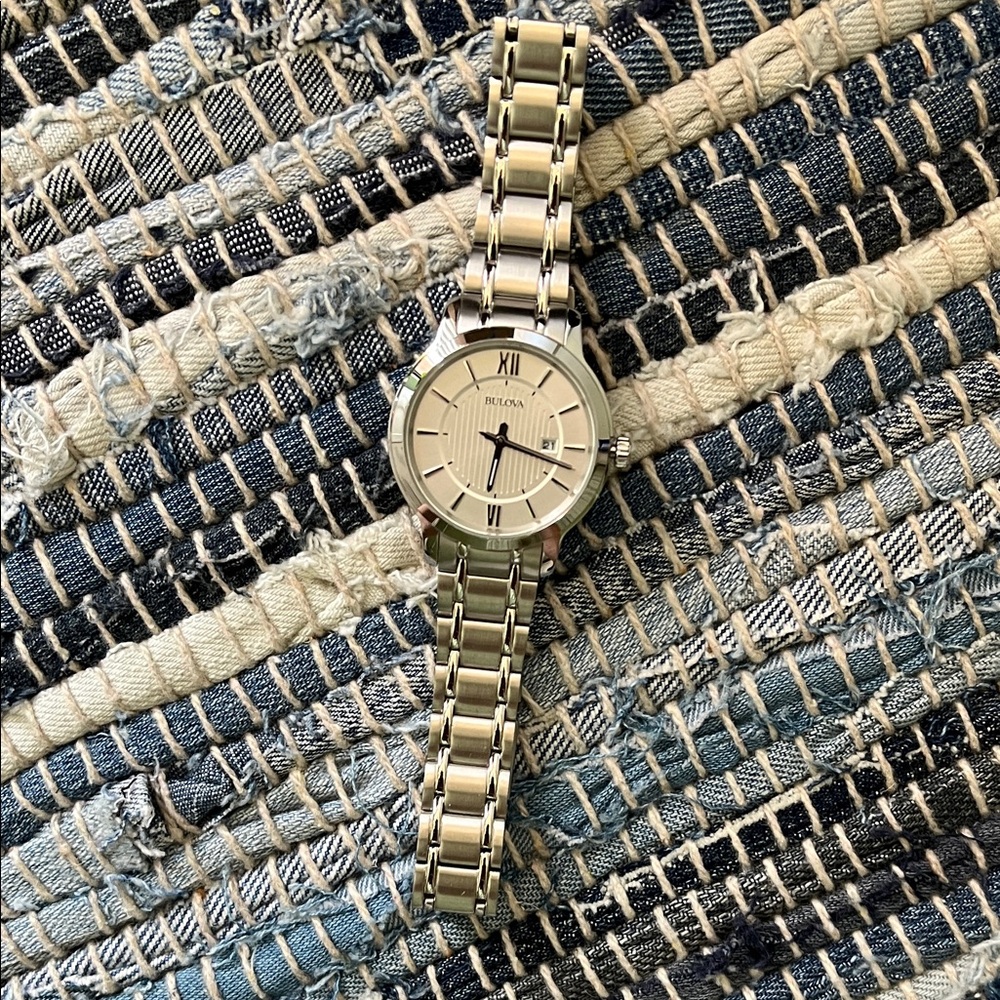 Bulova Silver 96M141 Womens Watch